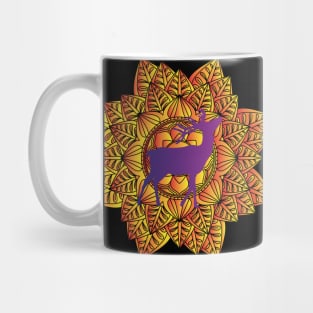 Deer and Mandala Mug